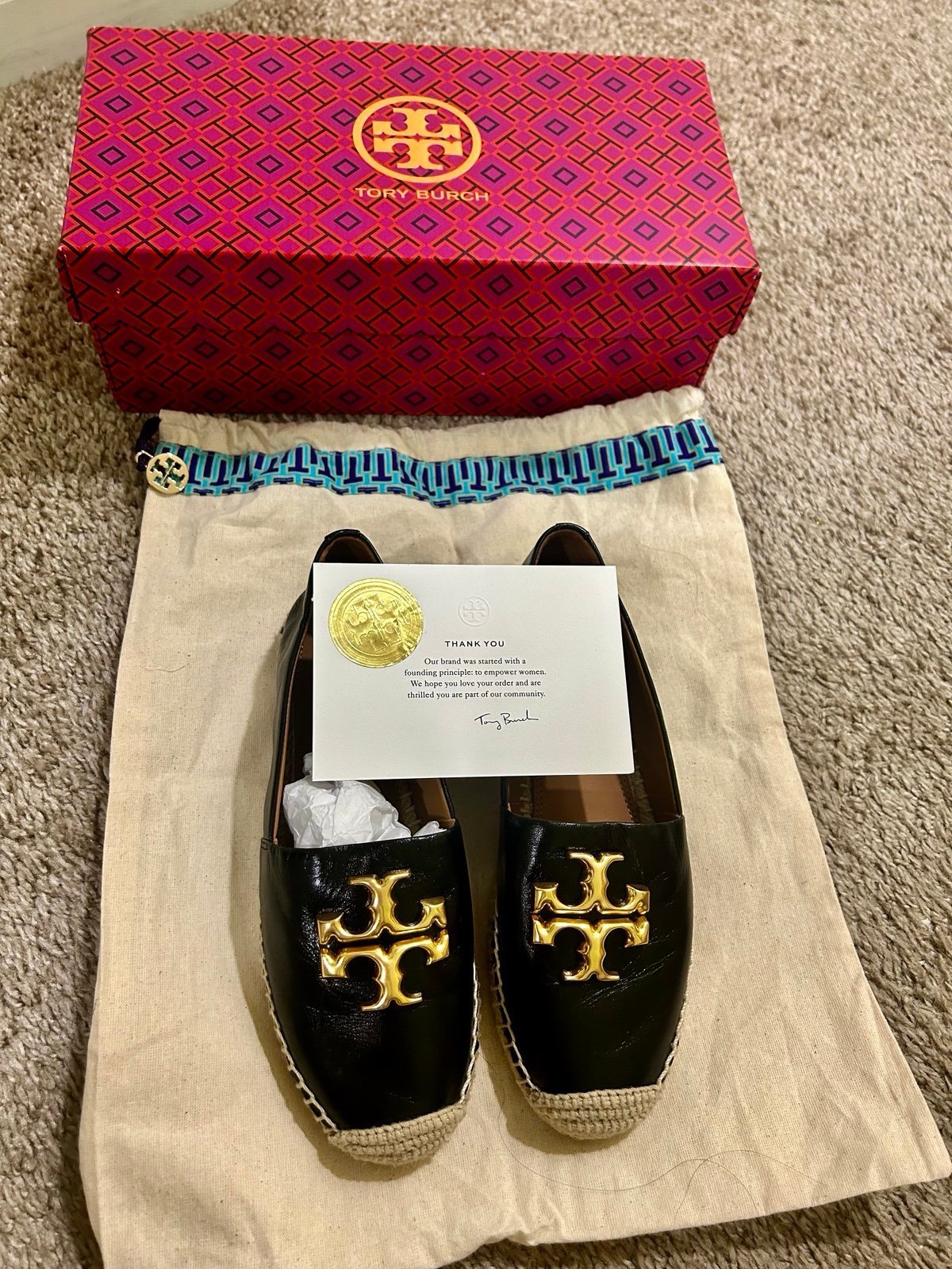 BNWB Tory Burch Eleanor Espadrilles