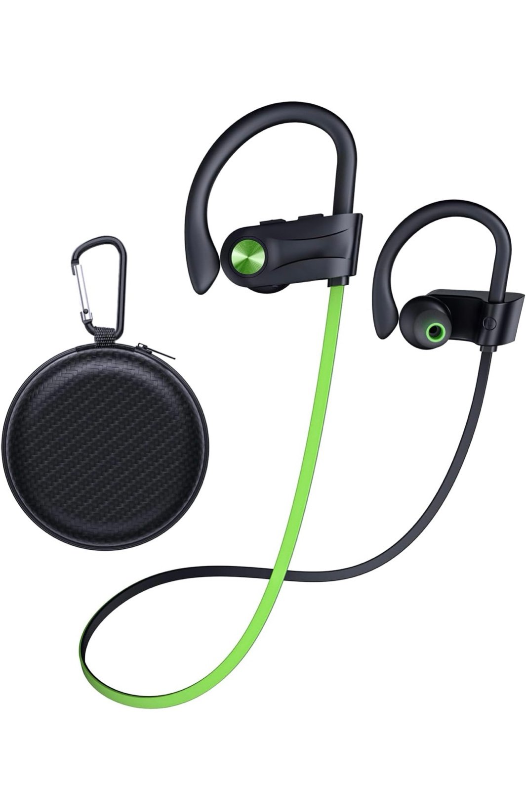 IPX7 Waterproof Bluetooth 5.3 Headphones with 16Hrs Playtime Stereo Bass Headset