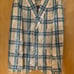 Ring Jacket Light Blue Check Single-Breasted Jacket