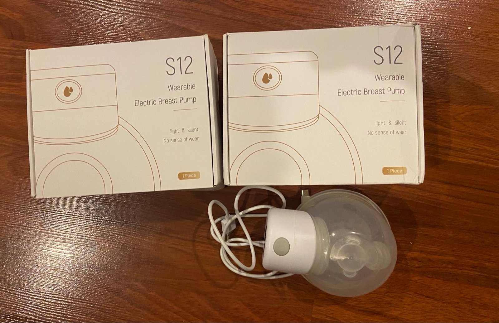 2x Momcozy S12 Wearable Breastpumps