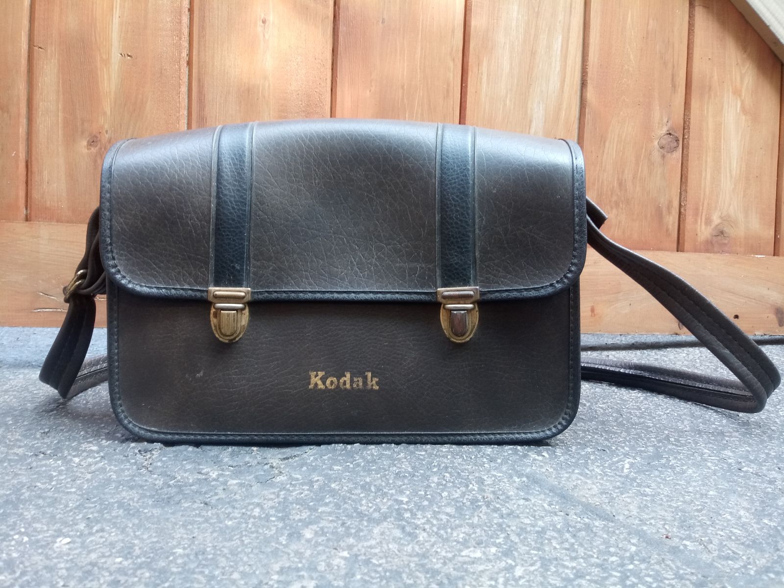 Kodak Vintage Leather Camera Bag