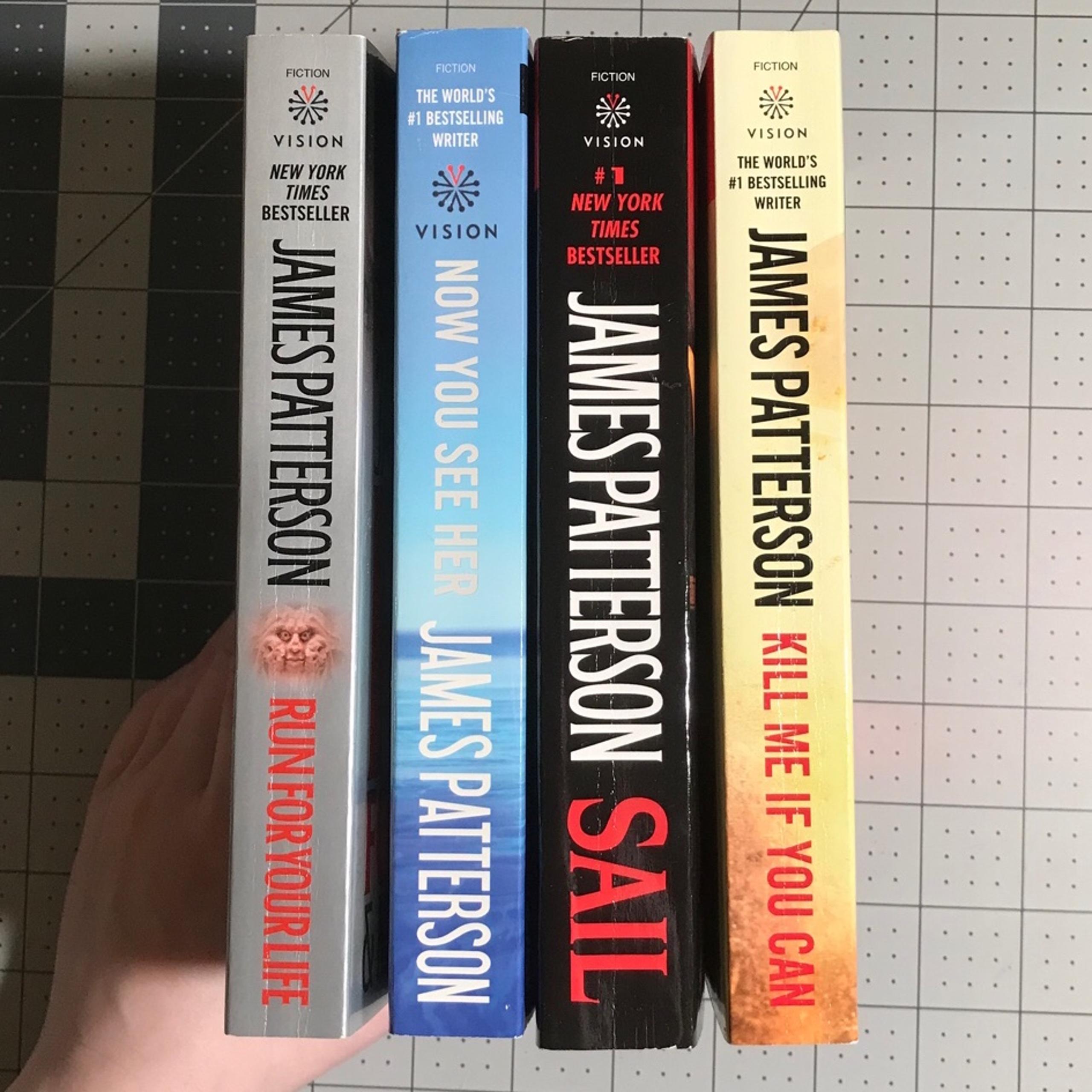 James Patterson books lot of 4
