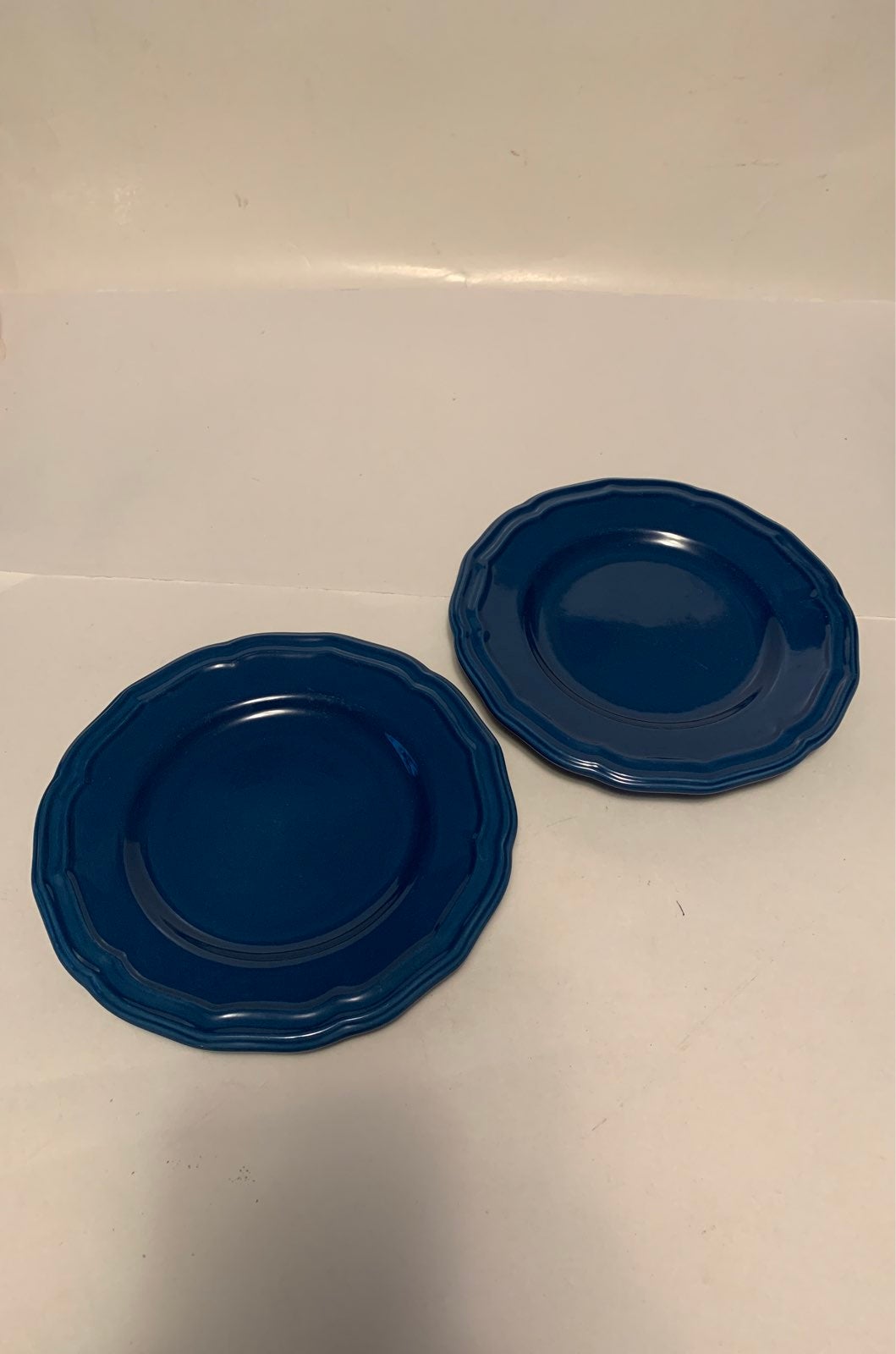 Country Blue American Atelier Salad Plates