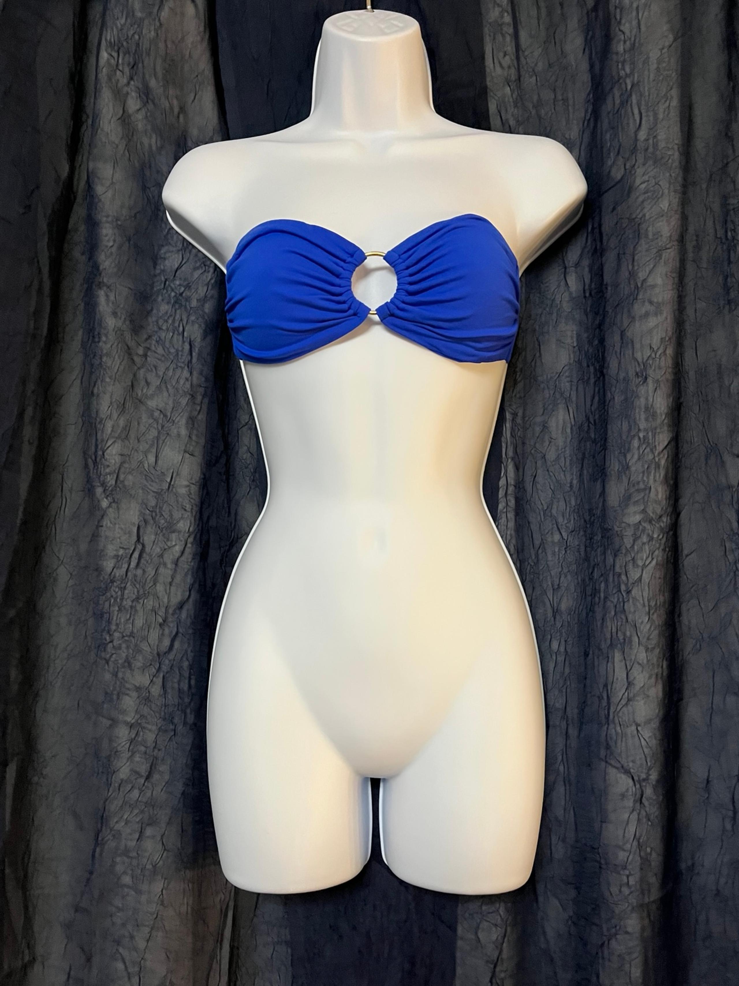Melissa Odabash Women’s Blue Bikini Top Size 6 NWOT