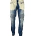 Embellish Mens 38 X 33 Jeans Blue Acid Wash Biker Denim Streetwear Slim Fit EUC