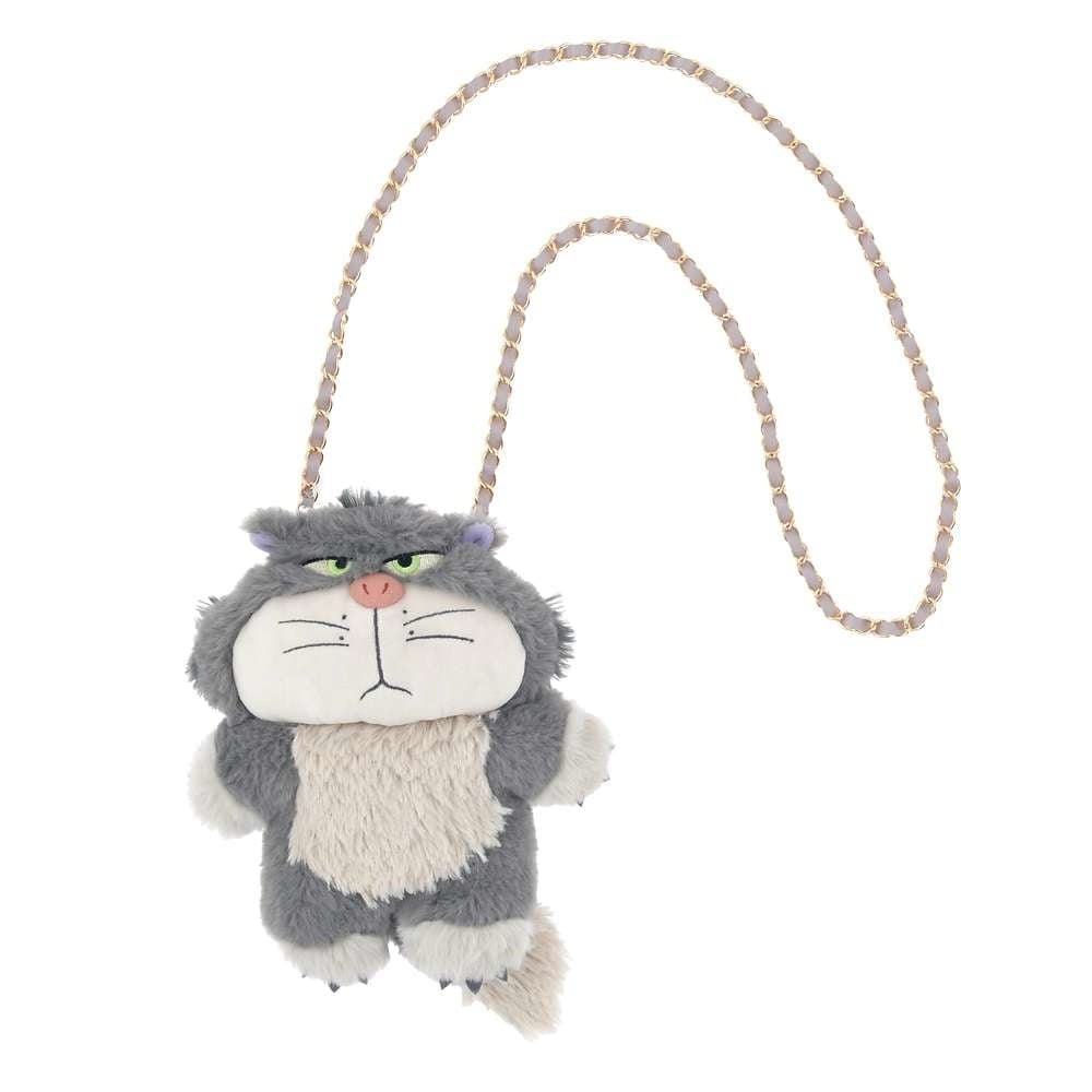 Japan Disney Lucifer Plush Crossbody Bag