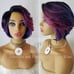 custom colored short and sassy bob wig