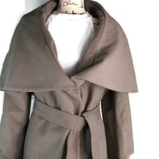 Halogen 60% Wool Jacket, Cape/Hood Large