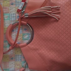 NEW Upbeat Satchel Handbag with Tassel