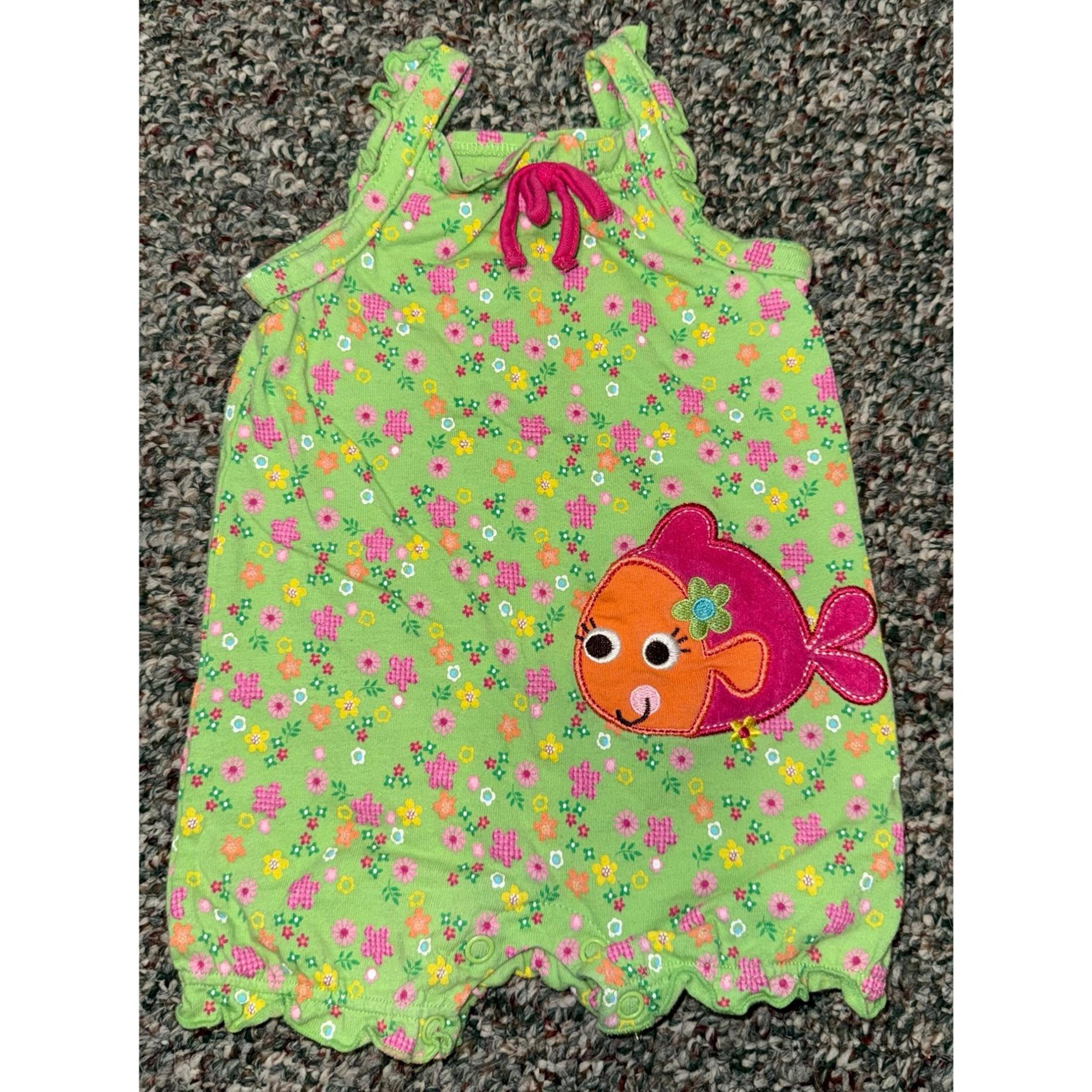 Girls Infant Jumping Beans Romper outfit size 0-3 months 0/3 Adorable!