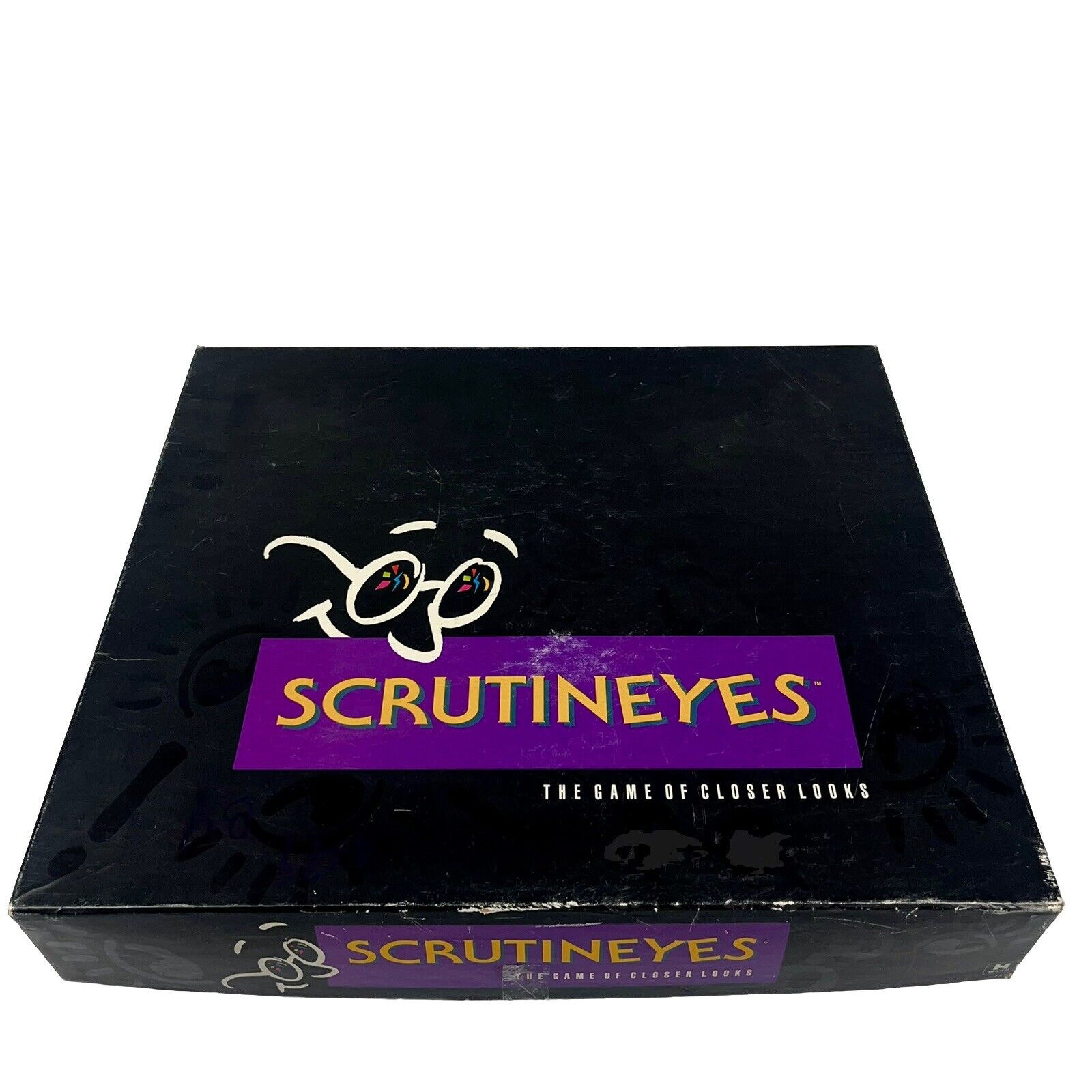 SCRUTINEYES Board Game of Closer Looks Vintage 1992 Hersch Mattel *Complete*