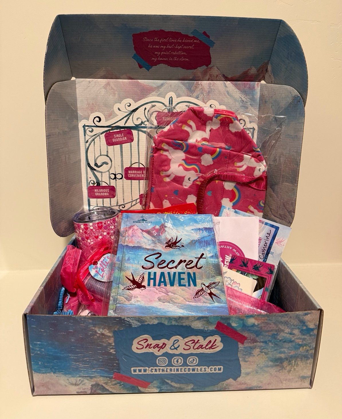 Catherine Cowles Secret Haven PR Box