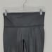 Spanx Women's Black Faux Leather Pull On Leggings Size Medium Shiny Classic
