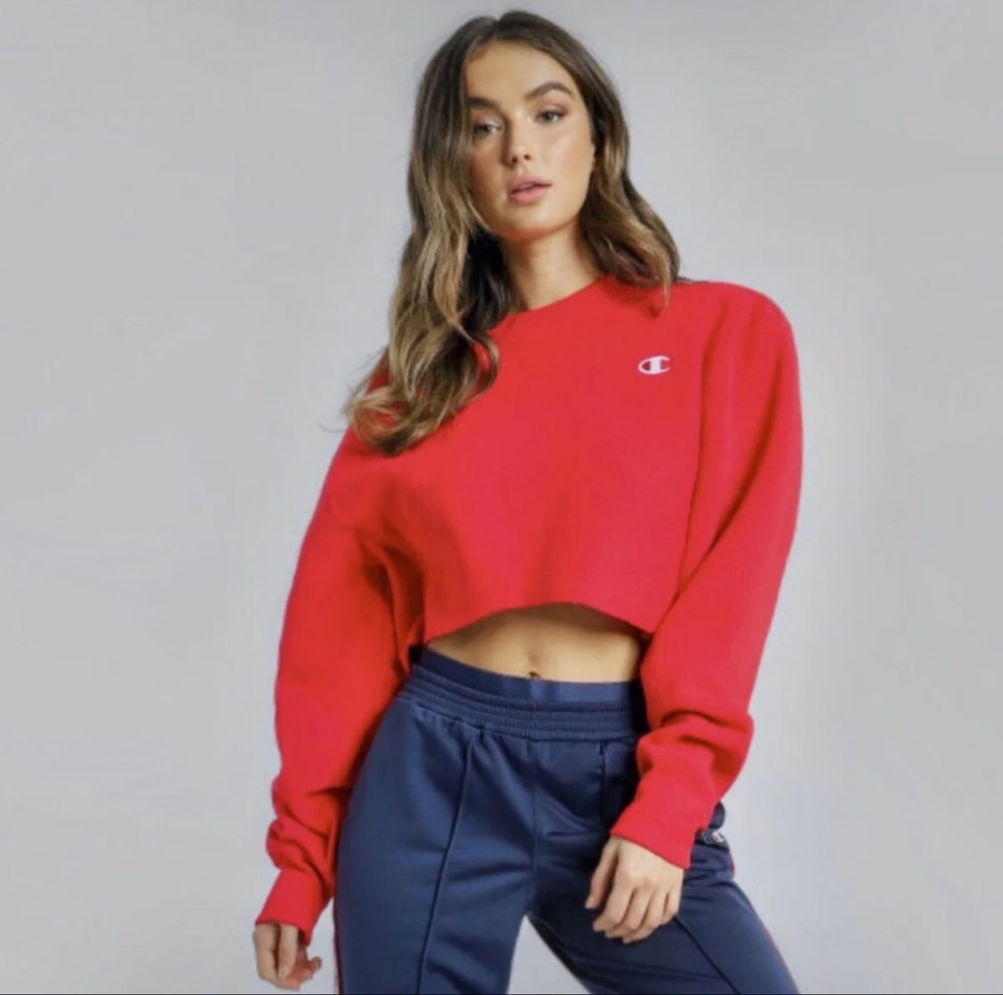 Champion Crop Reverse Weave Sweatshirt