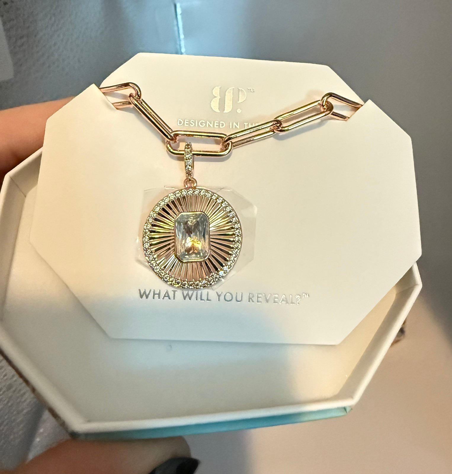 March birthday necklace