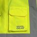Gravel Gear High-Visibility Jacket. Men's Size Large. Black / Fluorescent Yellow