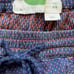 Anthropologie Dylan Speckled Jogger Pants Navy Blue/Orange Size XSmall Highrise