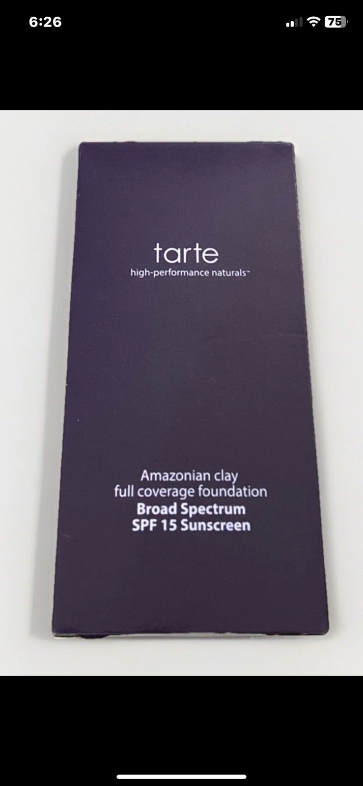 Tarte Amazonian Clay 12 HOUR Full Coverage Foundation 16B FAIR-LIGHT-BEIGE 1.7OZ