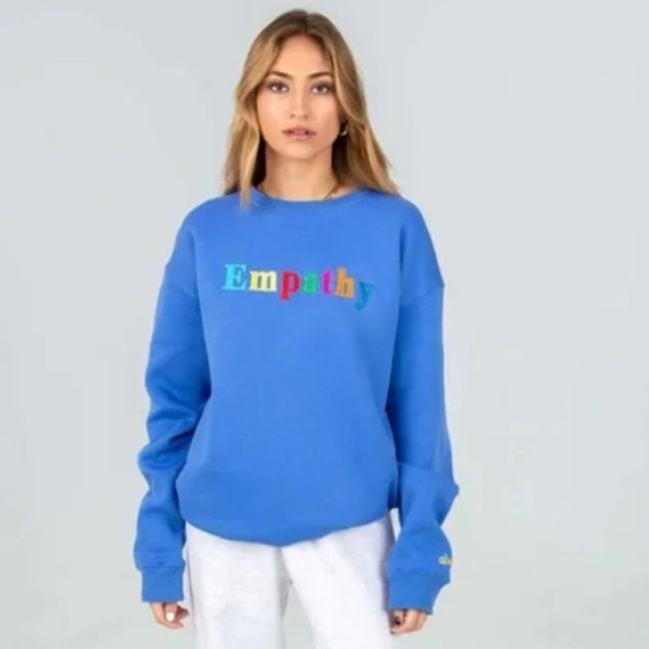 MAYFAIR GROUP EMPATHY ALWAYS CREWNECK OVERSIZED SWEATSHIRT ONE SIZE PLUS