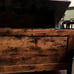 NEW Brown Toy Box, Retro Wooden Storage Chest, Organiser Entryway Bench