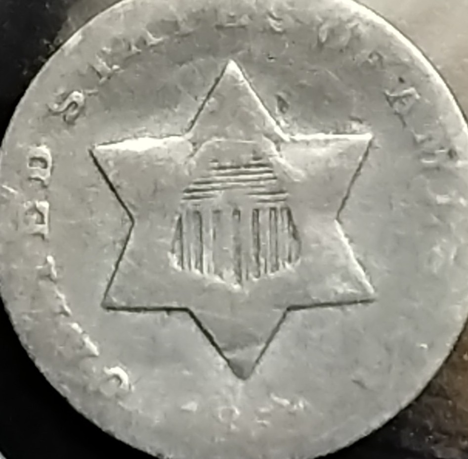 1851 3 Cent Silver Type 1 #3324