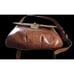 Patricia Nash Rocca saddle leather Veneto Crossbody Bag Purse Signature Map