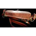 Patricia Nash Rocca saddle leather Veneto Crossbody Bag Purse Signature Map