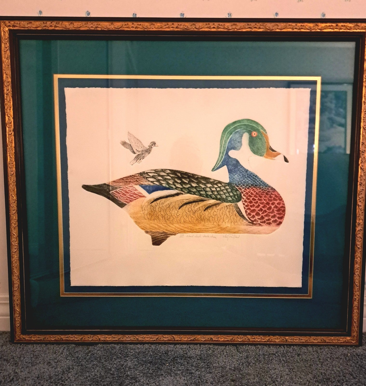 framed Larry Crawford 105/200 rare art