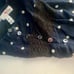 Joie VTG Y2K Navy Polka Dot Babydoll Crochet Trim Cami Top Size S