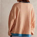 NWOT We the Free Latte Combo Striped Camden Sweatshirt SOLD OUT Size Small