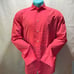 DSQUARED2 Beautiful Men's Tux Pleated Front Red/Orange Shirt Size 56