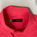DSQUARED2 Beautiful Men's Tux Pleated Front Red/Orange Shirt Size 56