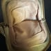 Vintage Whiting & Davis gold mesh tiny purse/evening bag/change purse with wrist