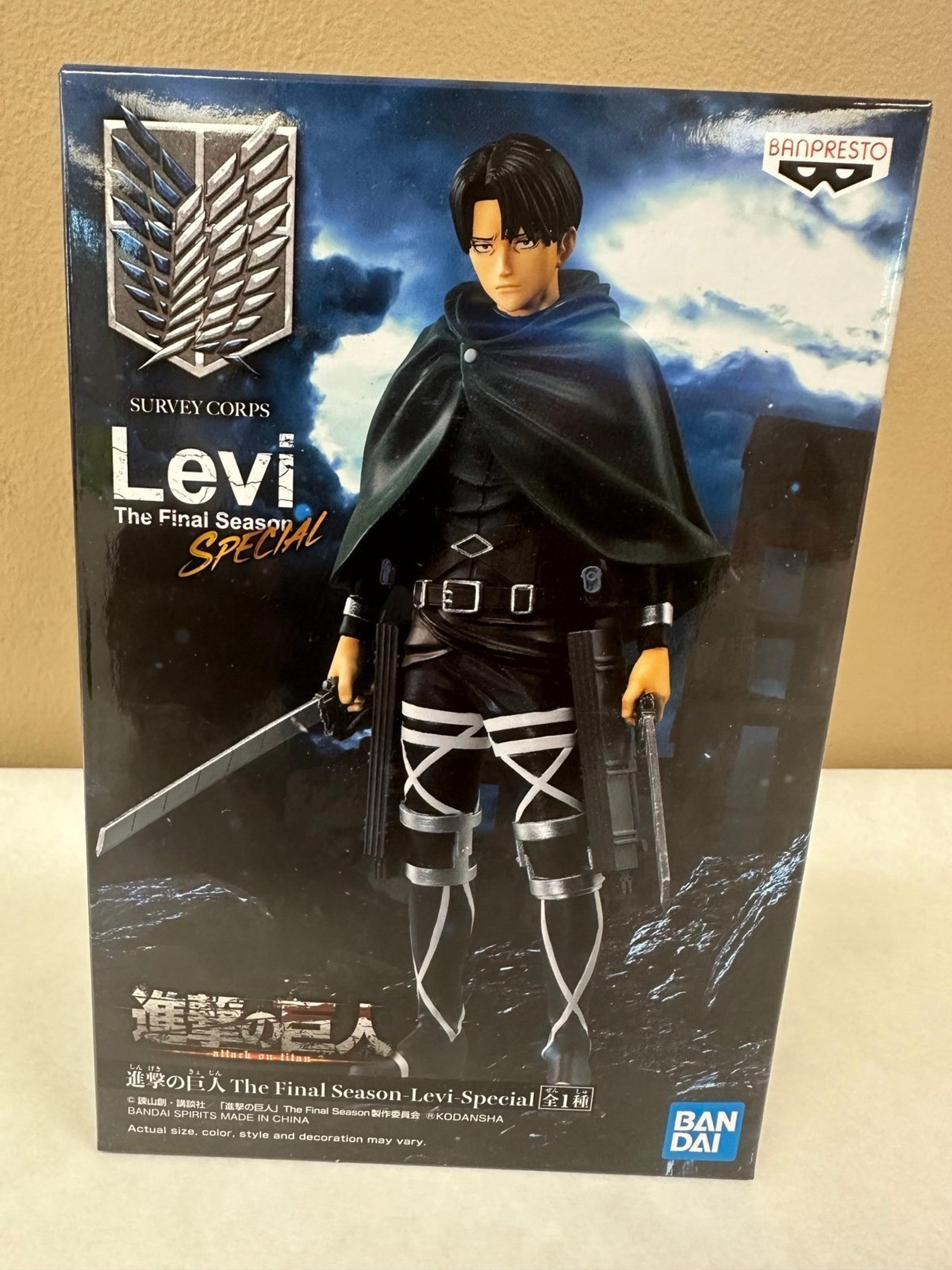 Levi Attack on Titan Levi Ackerman Special Version -The Final Season Banpresto F