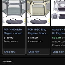 POP 'N GO Baby Playpen - Indoor & Outdoor Playpen for Babies and Toddlers - Baby