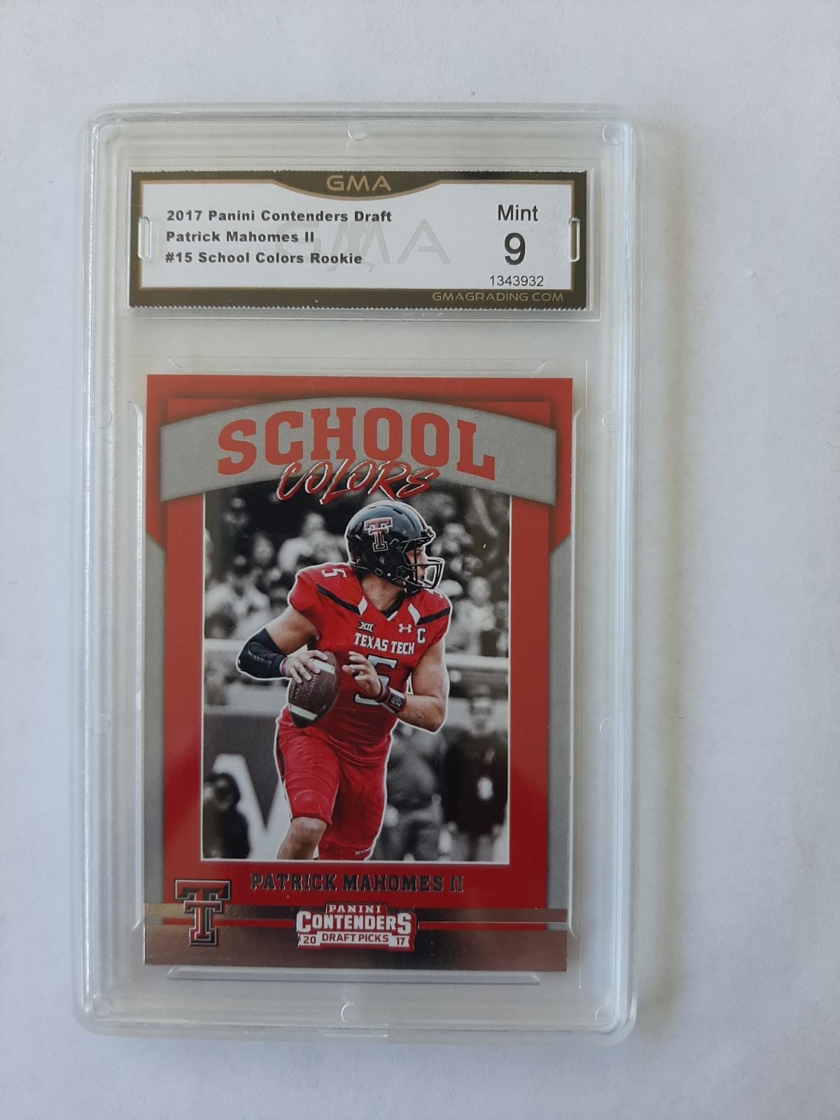 2017 Patrick Mahomes Contenders Draft