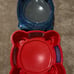 Beyblades; launchers; arenas