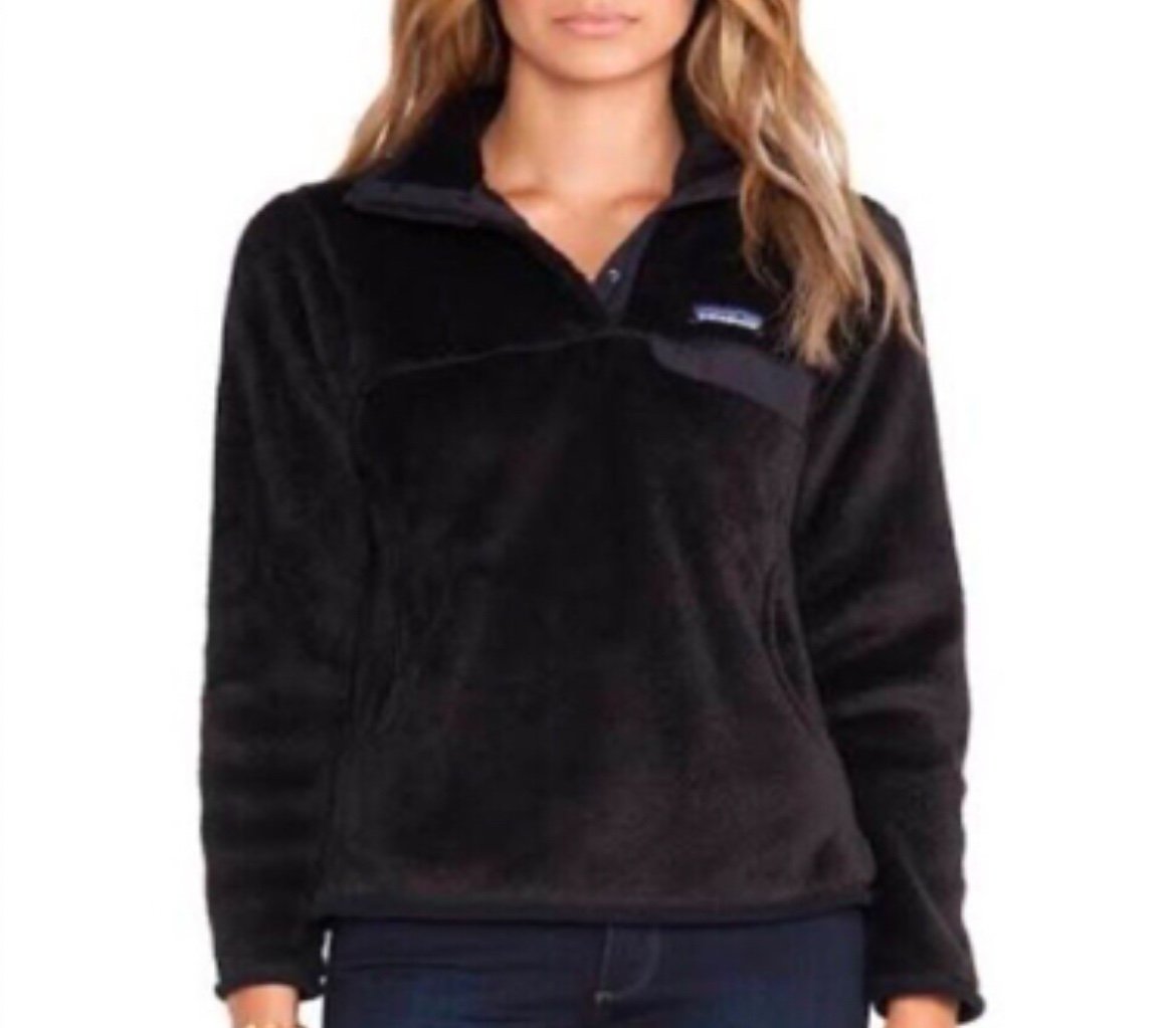 Patagonia Re-Tool Snap-T Pullover (Black Small)