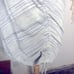 Lafayette 148 gray side striped ruched side knit tunic top large