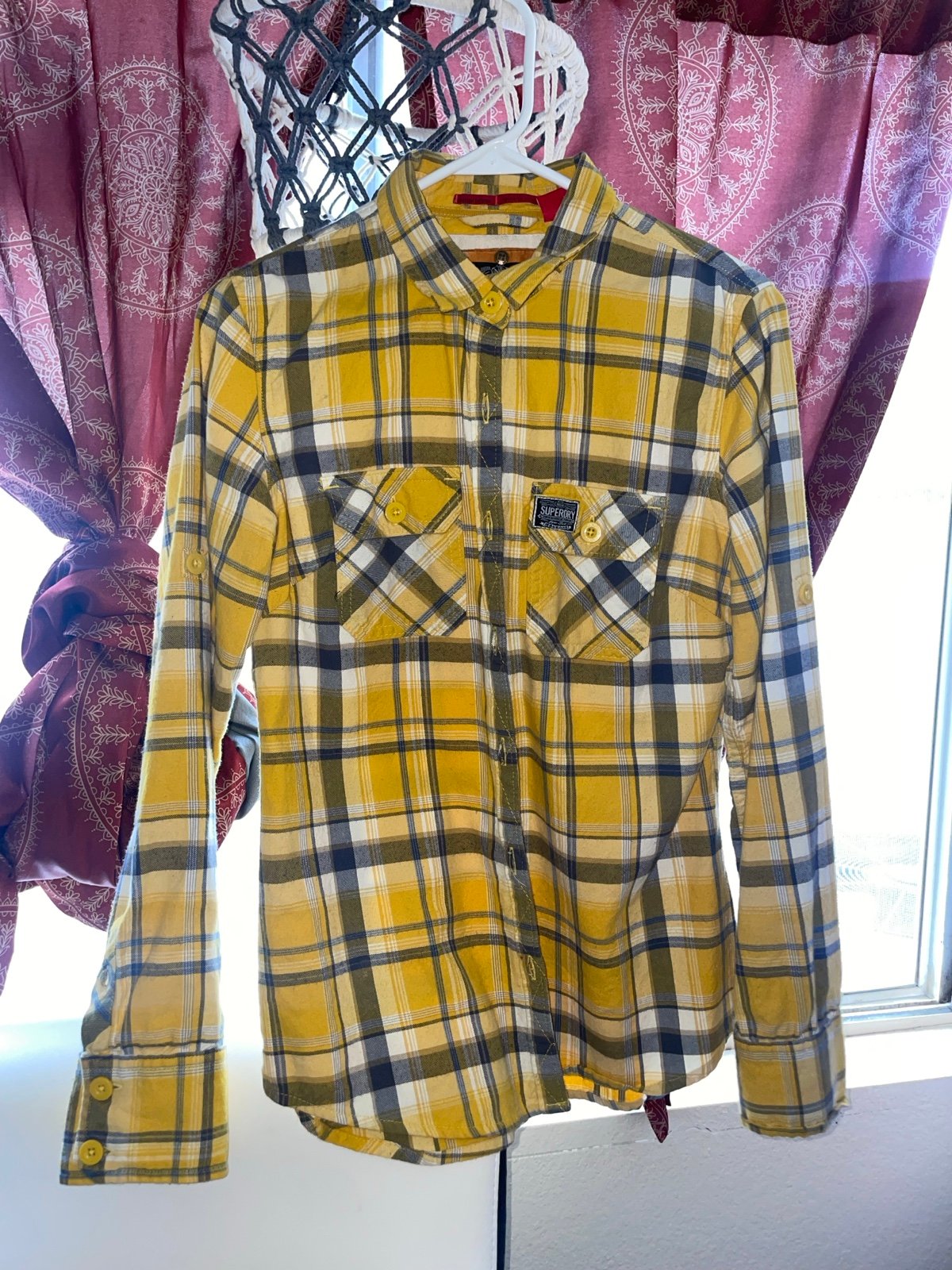 2 Superdry flannels size M