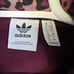 Adidas Cropped Hoodie Womens S Purple 3 Stripes Leopard Animal Print Sweatshirt