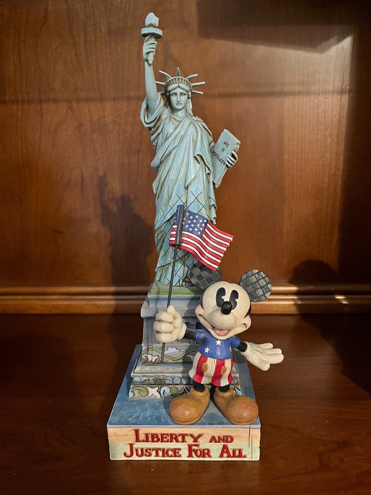 JIM SHORE DISNEY MICKEY MOUSE: STATUE OF LIBERTY 2007