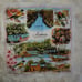 Vintage Lot of 3 Linen Tea Towel,Designed in Australia by Heil