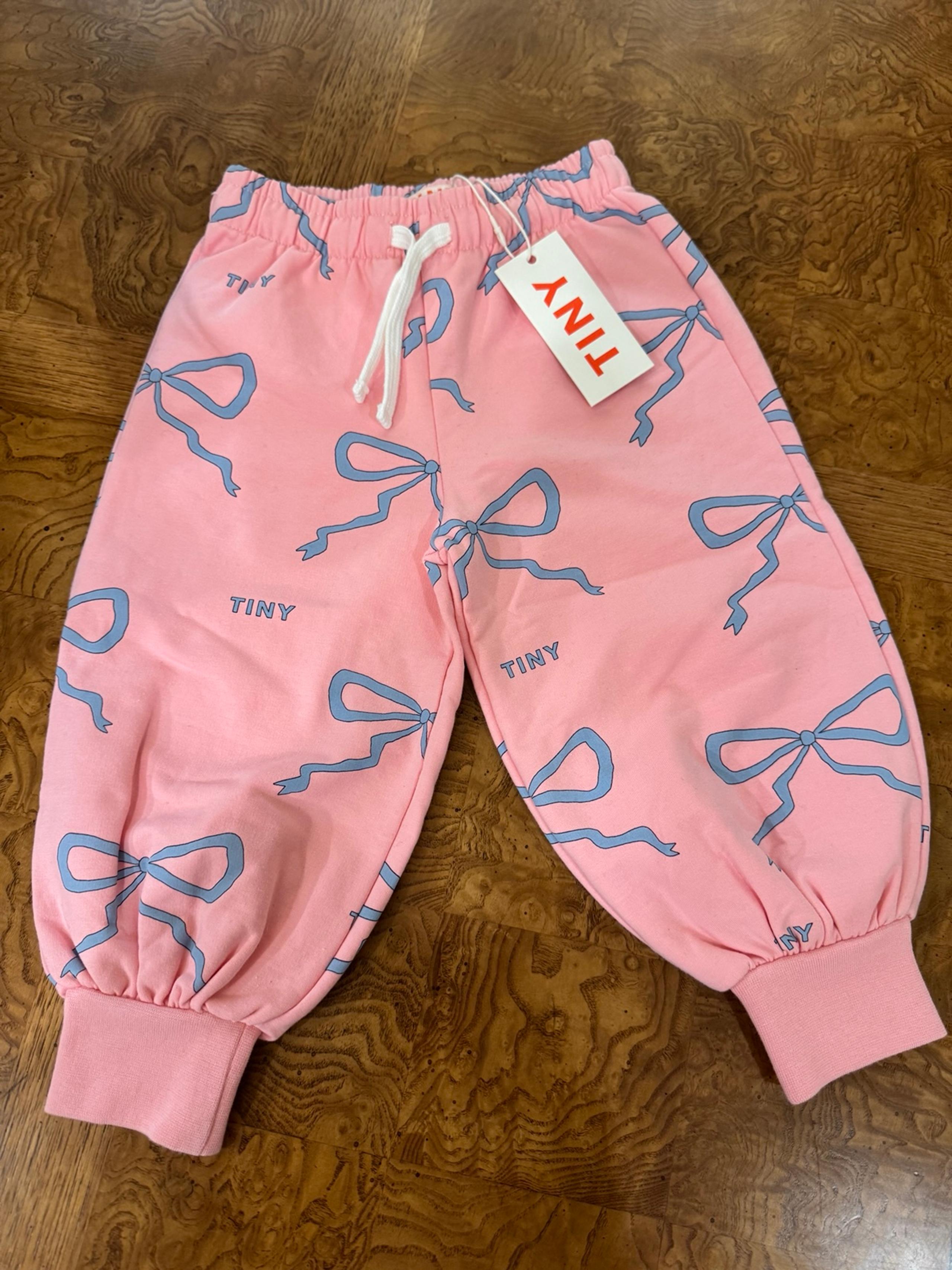 NWT tiny cottons bows sweatpants 3T