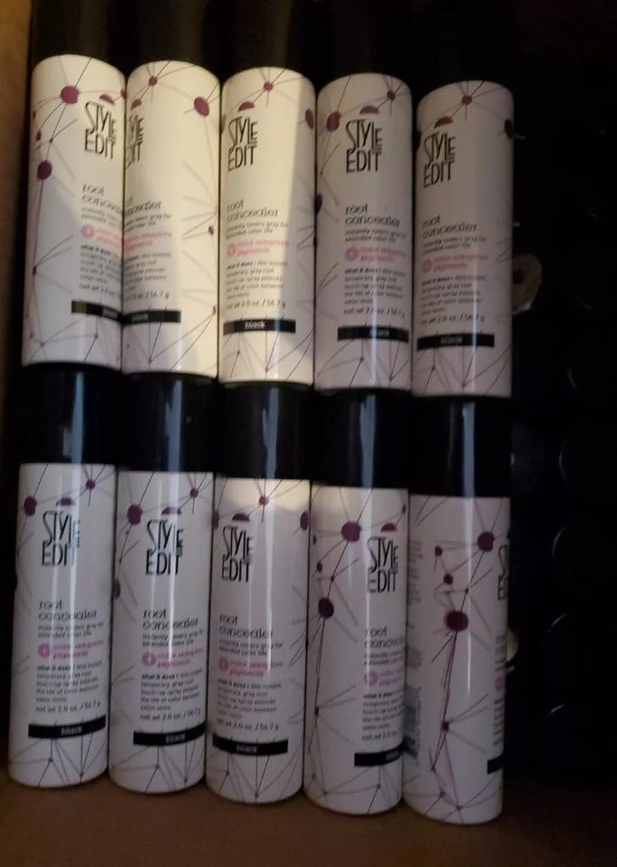 10 Style Edit Black Root Concealer Sprays 2oz each