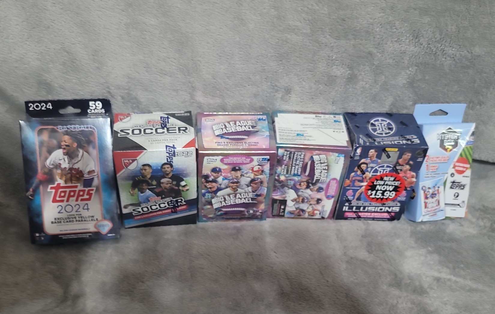 Lot Baseball, Soccer, and Basketball Boxes