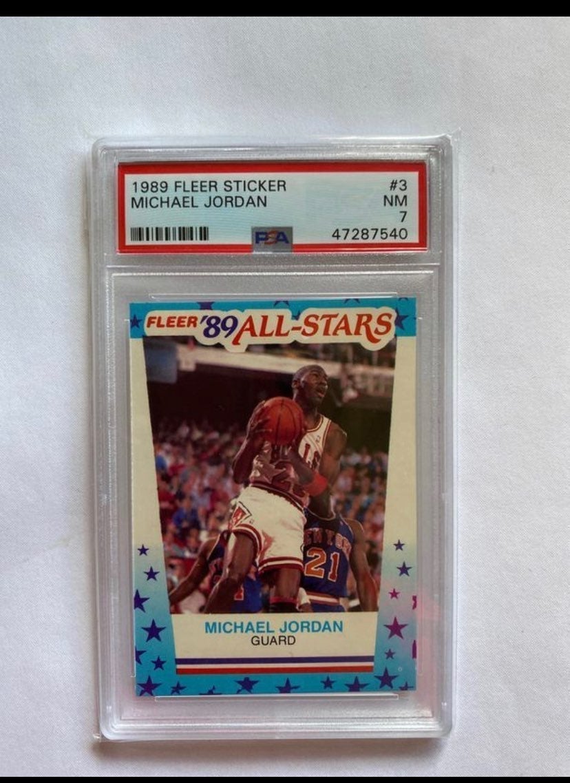 Michael jordan1989-1990 fleer psa.