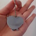 Coach metal Charm Pendent Heart Keychain