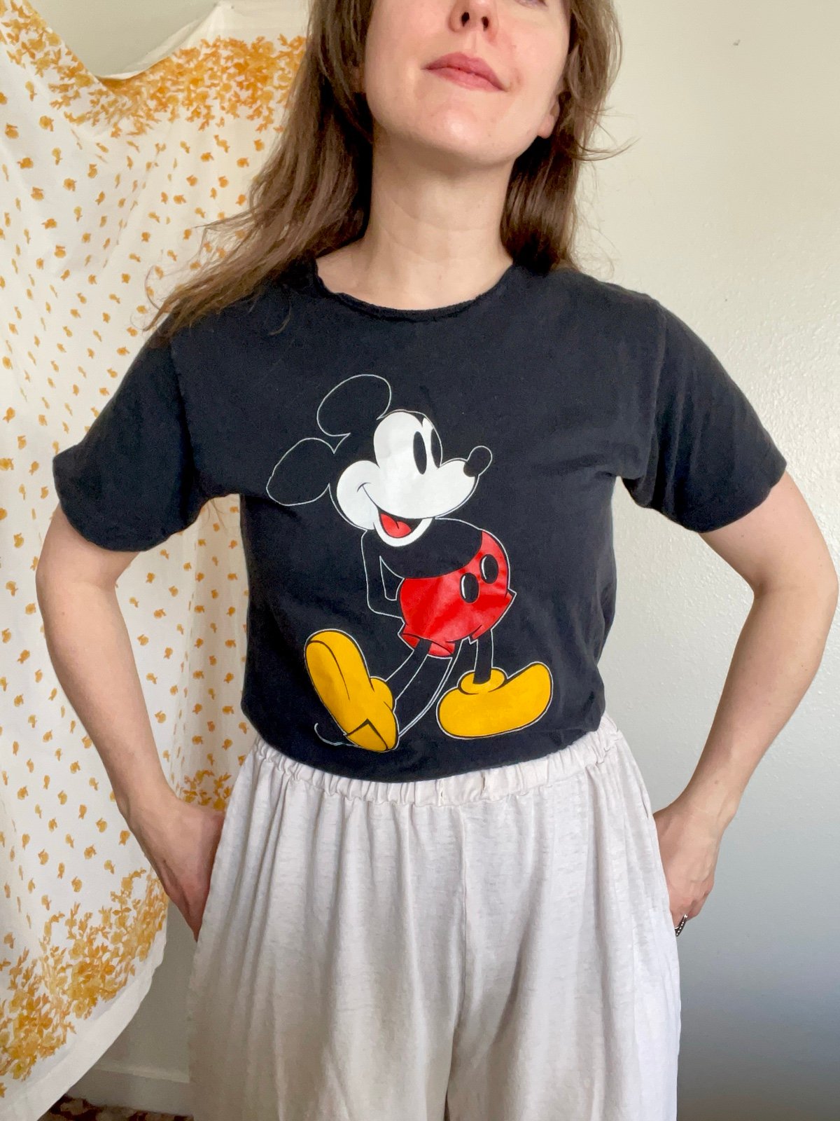 Mickey Mouse Single Stitch Vintage T-Shirt Size Medium