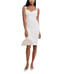 Dress The Population White Sweetheart Sheath Midi Dress Small